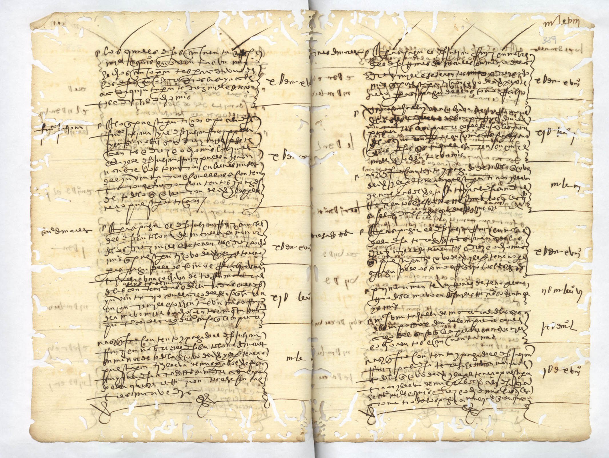 Registro de Alvaro de Bascuñana, Murcia de 1538-1549.
